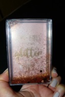 ramka relaksacyjna ze złotym śniegiem