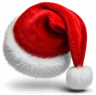 CZAPKA ŚWIĘTEGO MIKOŁAJA Z POMPONEM PRZEBRANIE STRÓJ KOSTIUM ŚWIĄTECZNY