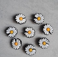 Przypinki gumowe do butów typu crocs stokrotki stokrotka