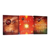 Rhonda Byrne: Sekret, Siła, Bohater - zestaw 3 bestsellerów, stan idealny!