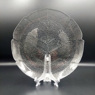 Talerz patera liść Arcorc France Francja vintage 60s lata 60s 1960s 20th