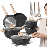 Garnki Indukcyjne JUST PERFECTO Zestaw 15 sztuk