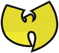 Termo Naszywka Wu Tang Clan Logo Haftowana Hip Hop Naprasowanka