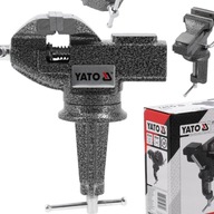 IMADŁO STOŁOWE OBROTOWE ŻELIWNE YATO 60m KORPUS Z ŻELIWA UTWARDZANE SZCZĘKI