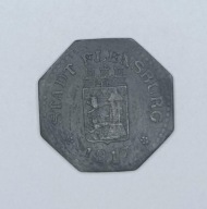 FLENSBURG - 10 PFENNIG 1917 - cynk / niemagnetyczna