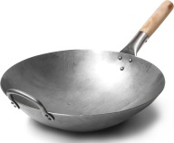 Craft Wok 731W88 – Tradycyjny Chiński Wok Ręcznie Młotkowany – 35,6 cm