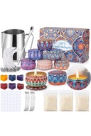 Zestaw do robienia świec zapachowych DIY prezent wosk pszczeli akcesoria