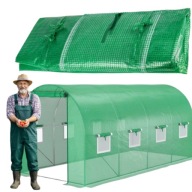 FOLIA ZAMIENNA NA TUNEL 400X250X200CM POSZYCIE PE 140G Z FILTREM UV 8 OKIEN