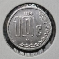MEKSYK [1630]*10 centavo 1994 Herb Ptak Orzeł (heraldyka), wieniec