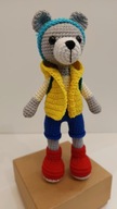 Miś szydełko maskotka pluszak zabawka handmade amigurumi ręcznie robiony