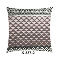 Poszewka z kory 40x40 jasiek z bawełny gofrowanej K 337-2 kokardy na różu