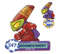 SUPER ZINGS seria 7 547 Boomerangry czerwony