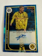 Karta RC numerowana 40/75 z autografem Paris Brunner