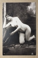 STL No.196 – akt Belle Époque – archiwalna fotografia artystyczna ok.1910 r