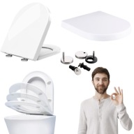 DESKA SEDESOWA WC WOLNOOPADAJĄCA UNIWERSALNA DO KOŁA ROCA CERSANIT