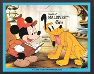Maldives I. 1982 bl** Mi 81,bajki Disney psy Pluto