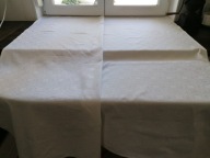 BAWEŁNIANY OBRUS ADAMASZEK KRATKA 126 x 152