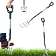 WIDŁY OGRODOWE DO KOMPOSTOWNIKA DO OGRODU I DO UPRAWY 123 CM STAL BOROWA