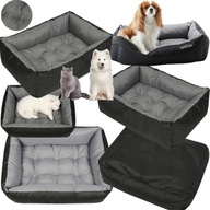 LEGOWISKO DLA PSA / KOTA 70x55 CM – WODOODPORNA KANAPA Z WYJMOWANĄ PODUSZKĄ