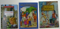 Pinokio Carlo Collodi, Mały Lord, Król Maciuś Pierwszy zestaw 3 książki
