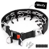 BEZPIECZNA OBROŻA KOLCZATKA METALOWA STALOWA DO DLA PSA ROZMIAR - XL