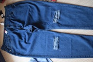*BOOHOO* SPODNIE JEANS NOWE Z DZIURAMI _106 CM PAS