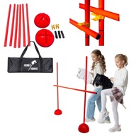 3X PRZESZKODA HOBBY HORSE DO SKAKANIA KOŃ NA KIJU PŁOTEK TRENINGOWY 120 CM