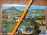 Unisław Śląski Wałrzych Mieroszów Rybnica Boguszów Gorce Panorama 1930 rok