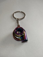 BRELOK BRELOCZEK DO KLUCZY TURBO TURBINA KOLOROWA