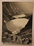 TATRY - Czarny Staw i Morskie Oko. Widok ze ścieżki na Rysy, CZYSTA, 1964 r