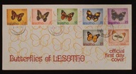 LESHOTO 1975 MOTYLE FDC