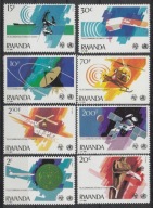 RWANDA - TELEKOMUNIKACJA - 1981 - CZYSTE **