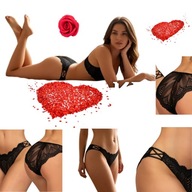 PREZENT NA WALENTYNKI MAJTKI KORONKOWE DLA NIEJ DZIEWCZYNY ŻONY 3 ROZMIARY