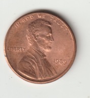 USA 1 cent 1989