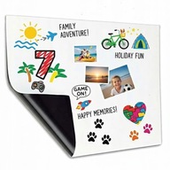 Tablica Magnetyczna Suchościeralna Samoprzylepna Folia na Ścianę 61x100cm