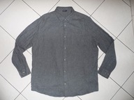 INFINITY jak NOWA SZARA CIEPŁA KOSZULA r XXL 45 jak flanela