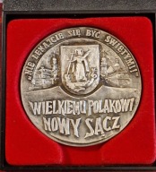 Medal Memoria Poświecenia Pomnika Ojca Świętego Jana Pawła II Nowy Sącz