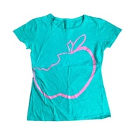 Koszulka dziewczyna t-shirt z krótkim rękawem zielony jabłko 158 5.10.15