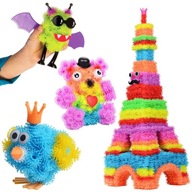 KLOCKI RZEPY KREOleo 800+ SZT ZESTAW KONSTRUKCYJNY RZEPA KULKI EDUKACYJNE