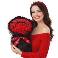 BUKIET 32 RÓŻ MYDLANYCH – WYJĄTKOWY PREZENT NA KAŻDĄ OKAZJĘ