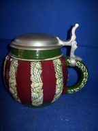 PROMOCJA-[@dw] Unikatowy--Stary kufel Secesja ok-1920r--01-