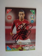 Karta panini autograf Dania Yussuf Poulsen Euro 2021 Kick Off