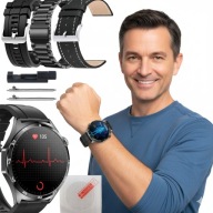 SMARTWATCH ZEGAREK EKG CIŚNIENIOMIERZ GLUKOZA SKŁAD KRWI AMOLED MENU POLSKI