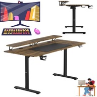 Biurko gamingowe Ultradesk HIGHLANDER XXL Elektryczna regulacja - KOMFORT