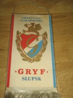 GKS GRYF SŁUPSK sekcyjny Proporczyk z PRL