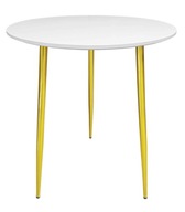 Stół okrągły Lugano 70 x 70 x 74cm biały