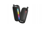 Głośnik przenośny Forever SONIC WAVE czarny 20W Ledy