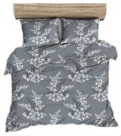 pościel bawełna lux 160x200 + 2x50x60 guzik B 367 graficzna