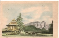 TATRY -ZAGRODA GÓRALSKA Z WIDOKIEM NA GIEWONT -nakład Czecholit