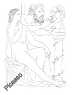 PABLO PICASSO - VOLLARD SUITE #148 - 1956 r.!